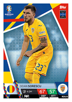 Deian Sorescu Romania Topps Match Attax EURO 2024 #ROM8